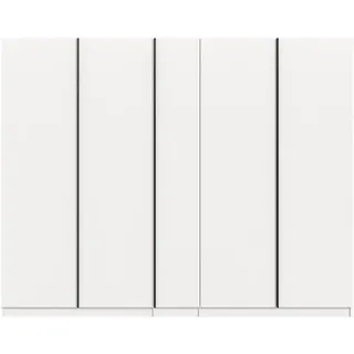 inn.furn Drehtürenschrank Girona 230 x 183 x 53 cm Weiß