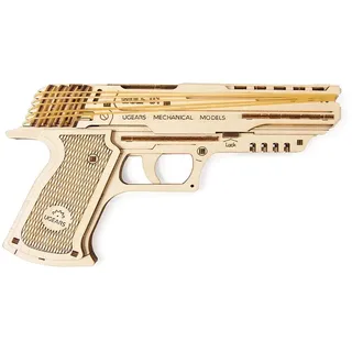 Ugears Wolf-01 Pistole Mechanisches Modell Aus Holz - Multicolor - One Size
