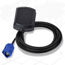 Eightwood GPS Antenne Fakra C mit 3 Meter Fakra Verlängerung Kompatibel mit Auto DVR GPS Modul Tracking Antenne GPS Navigation System GPS Receivers MEHRWEG