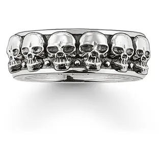 Thomas Sabo TR1878-001-12 Silber-Ring Totenköpfe, 64/20,4