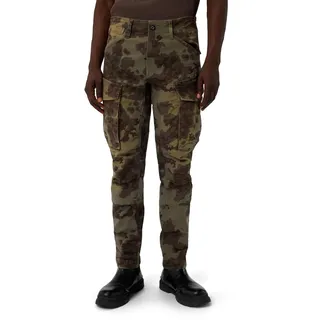 G-Star Herren. Rovic Zip 3D Regular Tapered Trousers braun (36/34), Lässig, Camouflage, Baumwolle