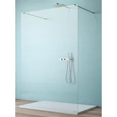 maw by GEO Walk-in-Dusche »AW002«, Breite 120 cm, silberfarben