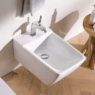 Geberit Xeno2 Wandbidet geschlossene Form, weiß/KeraTect 500501011