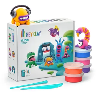 Hey Clay 15 Dosen lufttrocknende Knete Bastelset