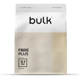 Bulk Ballaststoffe Plus, Geschmacksneutral, 480 g, 60 Portionen, Unterstützt die Verdauungs- & Darmgesundheit, Lösliche & Unlösliche Ballaststoffe, Fördert die Darmgesundheit, Vegan