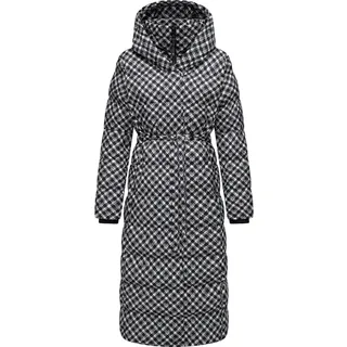 Ragwear Steppmantel »Steppmantel Niara Long Print schwarz