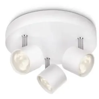 Philips Star Dreierspot weiß