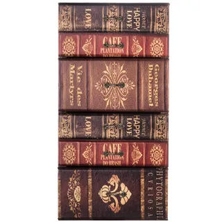 Mobili Rebecca – Rebecca Mobili Schmuckkästchen 4 Schubladen pvc Braun, Retro 48x25x24