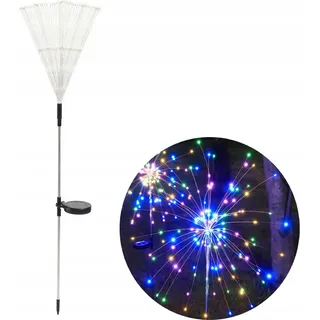 SOLAR Gartenlampe BUNTES Feuerwerk bis zu 200 LEDs WEIHNACHTSFEIER