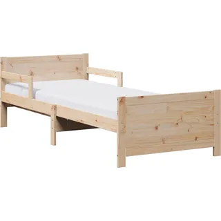 vidaXL Bettrahmen mit ausziehbarem Matratze Braun 80 x 200 cm - Braun