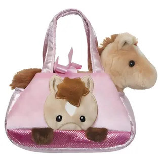 Aurora World Fancy Pals, 61013 Peek-a-Boo Pferd,Plüschtier, 20cm, braun, M