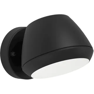 EGLO LED Wandlampe außen Nivarolo, Außenbeleuchtung Hauswand, Spot Außenleuchte Down Light, Außenwandleuchte aus Metall in Schwarz, Wand Außenlampe, warmweiß, IP44