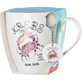Ritzenhoff & Breker Jumbotasse Astro Sternzeichen Größe Jumbotasse 650 ml Krebs
