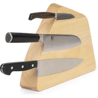 Continenta Magnetischer Messerblock, Messer Block, Gummibaum, 10 x 28.5 x 23 cm, 3412