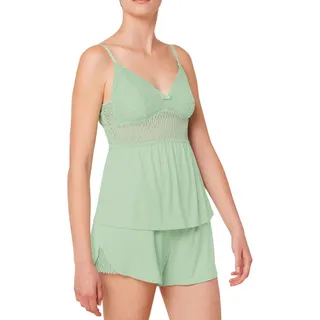 Triumph Damen Aura Spotlight PSK Pajama Set, Silky Green, 38