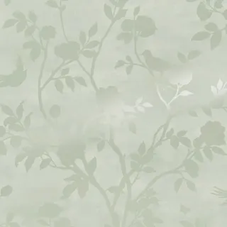 Laura Ashley Vliestapete Eglantine Silhouette Eau de Nil 10,05 x 0,52 m