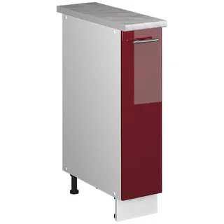 Vicco Apothekerschrank Fame-Line 20 x 82 x 60 cm Rot/Weiß