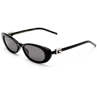 GUCCI Womens GG1680S Sunglasses, Black-Black-Grey, 52