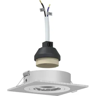 Spotlight 24 pcs Silber 9 x 9 x 2 cm Aluminium - Silber