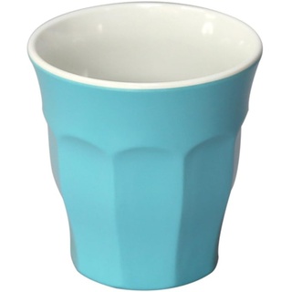 Garcia de Pou 10 Stück - stapelbare Trinkbecher, Asami Ware, 295 ml, Ø 8,8 x 9 cm, Himmelblau, Melamin