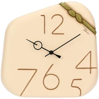 THUN Wanduhr - Keramik, Kollektion Sublime, 26,2 x 8,3 x 25,8 cm