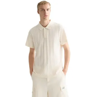 Scotch & Soda 182269 Relaxed Fit Kurzarm-poloshirt - Eggnog - 2XL