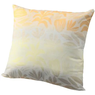 Kissenhülle WIRTH "Kairo" Gr. 2, gelb, B:50cm L:50cm, Polyester, Obermaterial: 85% Polyester, 15% Baumwolle, Kissenbezüge, Kissenhülle, Made in Germany