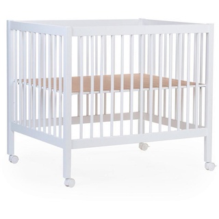 Childhome Laufgitter , Weiß , Holz , Buche , teilmassiv , 78x82x98 cm , EN 71, Made in Europe , höhenverstellbar , Baby & Kindermöbel, Babyzimmer, Laufgitter