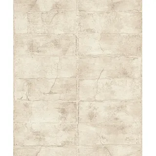 Rasch Textil Vliestapete Concrete 10 m x 0,53 m 300 g Beige/Grau 520132