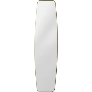 Kare Design Wandspiegel Opera, Gold, 160x40 cm, Spiegel, mit Rahmen, Ganzkörperspiegel, Wohnzimmer, Schlafzimmer, Flur