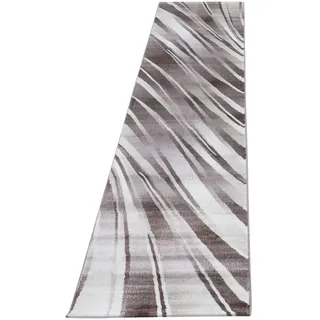 Ayyildiz Parma 9210 Kurzflorteppich 80 x 300 cm Braun