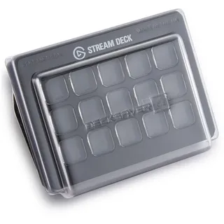 Decksaver Elgato Stream Deck XL Studio-Controller Serie - geräucherte/klare Schutzhülle, hergestellt in Großbritannien