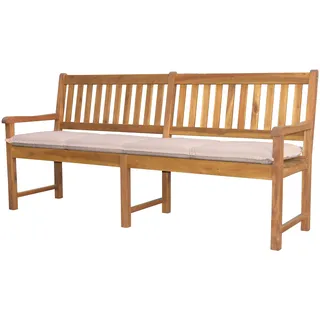 GRASEKAMP Qualität seit 1972 Kissen Gartenbank Akazie 200cm - Sand