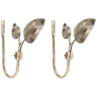 MagiDeal Einmalige Gardinen Raffhalter Aluminum Haken Vorhang Tieback Wandhaken Halter