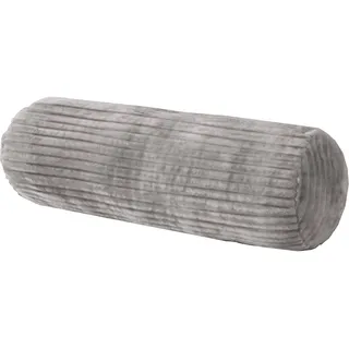 Gözze Nackenrolle Cord Optik 22 x 22 cm Grau