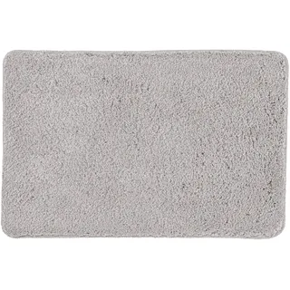 KLEINE WOLKE Badteppich Scott Silbergrau 70 x 50 cm