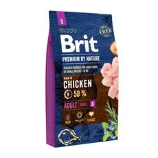 8kg Adult S Brit Premium by Nature Hrană uscată câini