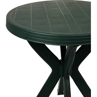 Gartentisch Balkontisch Bistrotisch Tisch Rund Grün Don Ø70xH72cm - Grün