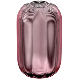 Villeroy & Boch Fleur Vase, Höhe: ca. 28 cm, Lila, Florale Glasvase für große Sträuße, Hochwertiges Glas