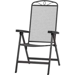 Siena Garden Elda Klappsesessel 60 x 65 x 103 cm grau