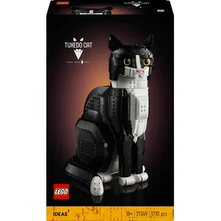 LEGO Ideas Schwarz-weiße Katze 21349