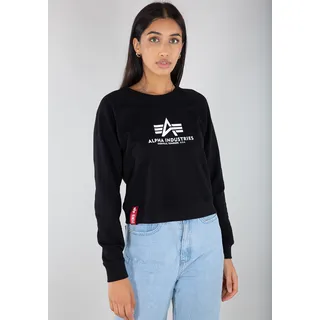 Alpha Industries Sweater »Alpha Industries Women - Sweatshirts Basic Boxy Sweater Women« Alpha Industries black L