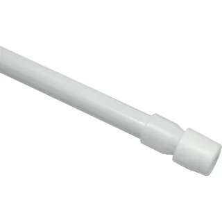 GARDINIA Klemmstange Ø 6/8 mm Weiß 90 cm - 120 cm 2-er Pack