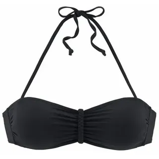 Buffalo Bandeau-Bikini-Top Damen schwarz Gr.32 Cup A/B