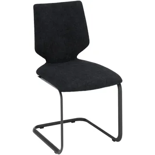 Venjakob Schwingstuhl , Anthrazit , Metall, Textil , Uni , Rundrohr , 50x91x61 cm , Made in Germany, Dgm , Lederauswahl, Stoffauswahl, Typenauswahl , Esszimmer, Stühle, Schwingstühle