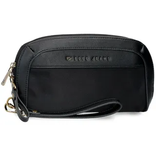 Pepe Jeans Joumma Bags Morgan Casual Tagesrucksack, Reisetaschen, beige und schwarz, Kunstleder für Damen, Schwarz, Talla única, Handtasche