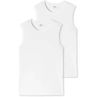 Uncover by Schiesser - Unterhemd/Tanktop - 2er Pack (M Weiß)