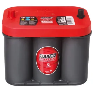 Optima Roter Akku 50a 12v - Red / Black - 254 x 172 x 200 mm