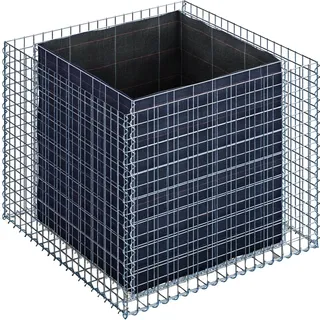 Gabiona Gabionen-Hochbeet eckig 80 x 100 x 100 cm Maschenw 5 x 5 cm