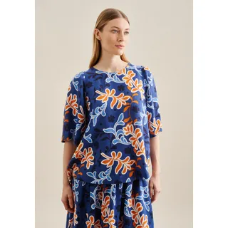Seidensticker Shirtbluse Schwarze Rose Blau S